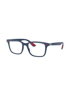 Ray Ban Rb7144M F604 Oftalmico Square Scuderia Ferrari Azul Rojo | ...