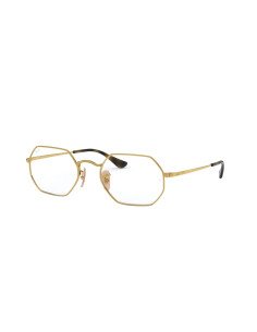 Ray Ban Oftalmico Rb6456 2500 Octagonal Carey Dorado | Sunnies.uno