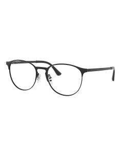 Ray Ban Oftalmico Rb6375 2944 Round Metal Negro Mate Icon | Sunnies...