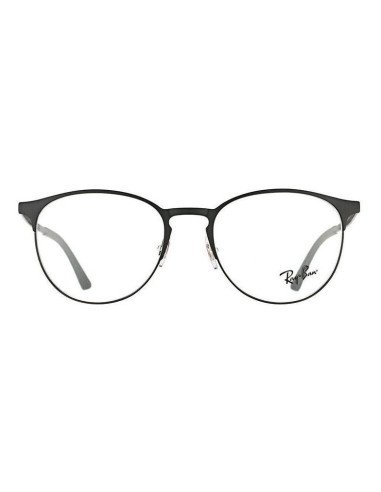 Ray Ban Oftalmico Rb6375 2944 Round Metal Negro Mate Icon | Sunnies...