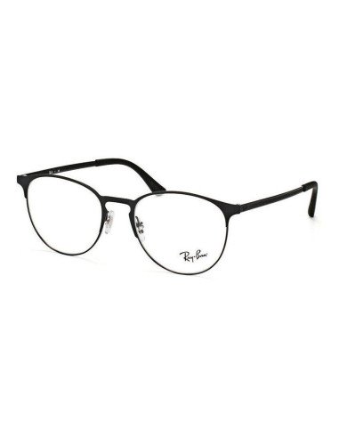 Ray Ban Oftalmico Rb6375 2944 Round Metal Negro Mate Icon | Sunnies...