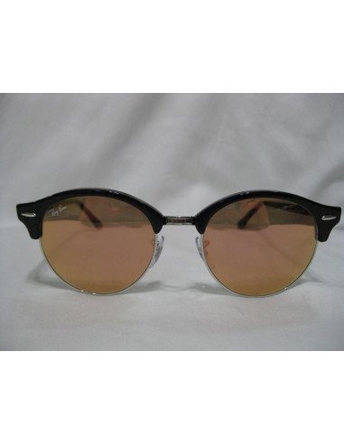 Ray Ban Rb4246 197z2e Clubround Rosa Espejo Negro Original | Sunnie...