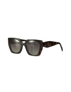 Prada SPR15W  389-0A7 Rectangle Shape Carey Negro