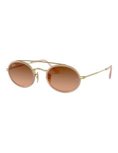 Ray Ban Rb3847n 9125a5 Oval Double Bridge Cafe Degradado | Sunnies.uno