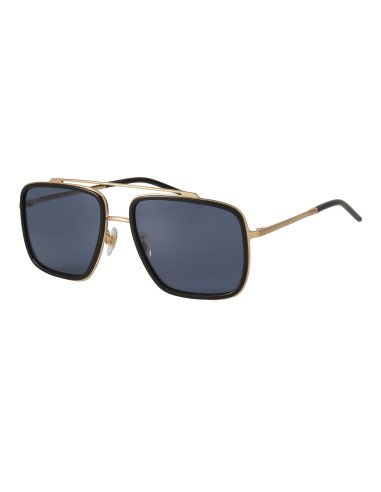 Dolce & Gabbana DG2220 02/81 Square Shape Negro Dorado Dolce & Gabbana DG2220 02/81 Square Shape Negro Dorado