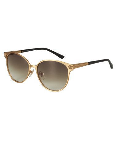 Versace Ve2168 1339/13 Round Metal Dorado Cafe degradado Versace Ve2168 1339/13 Round Metal Dorado Cafe degradado