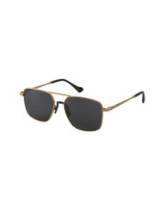 Gucci GG0743S 002 Aviator Square Metal Cafe Dorado | Sunnies.uno