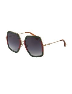 Gucci GG0106S 007 S Square Oversized Gris Degradado