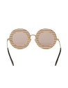 Gucci Gg0113s 009 Round * Soave * Amore * Rosa Blanco Icon | Sunnie...