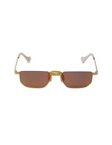 Gucci Gg0627s 003 Fashion Inspired Naranja Espejo Dorado | Sunnies.uno
