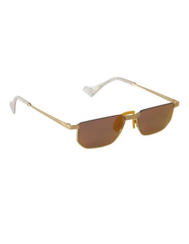 Gucci Gg0627s 003 Fashion Inspired Naranja Espejo Dorado | Sunnies.uno