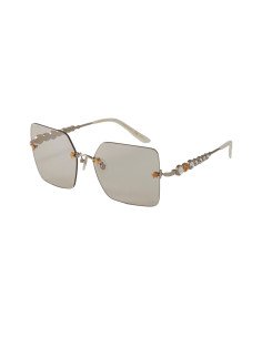 Gucci GG0644S 004 Square Shape Gris Transparente Plata