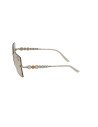 Gucci GG0644S 004 Square Shape Gris Transparente Plata
