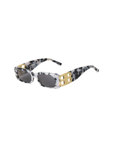 Balenciaga BB0096S 005 Dynasty Rectangle Black Gray Balenciaga BB0096S 005 Dynasty Rectangle Black Gray