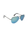 Ray Ban RB3449 004/55 Aviator Azul Espejo Negro