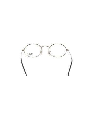 Ray Ban Oftalmico Rb3547v 2502 Oval Optics Plateado Gris | Sunnies.uno