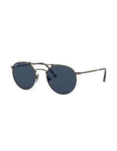 Ray Ban RB8147 9138T0 Round Titanium Azul Pewter Original
