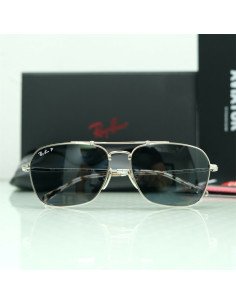 Ray Ban RB8136M 9165 Caravan Titanium Azul Plata Polarizado