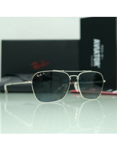 Ray Ban RB8136M 9165 Caravan Titanium Azul Plata Polarizado