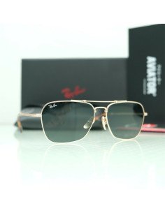Ray Ban RB8136 913658 Caravan Titanium Negro G-15 Dorado