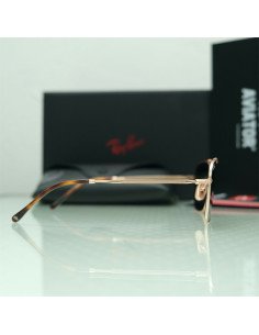 Ray Ban RB8136 913658 Caravan Titanium Negro G-15 Dorado