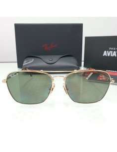Ray Ban RB8136M 9143 Caravan Titanium G-15 Dorado Polarizado
