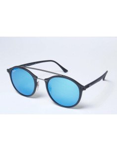 Ray Ban Rb4266 601s55 Round Double Bridge Lightray Azul Icon