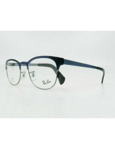 Ray Ban Oftalmico Rb6317 2863 Clubmaster Metal Azul Plata