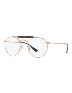 Ray Ban Oftalmico Rb3747v 2943 Round Double Bridge Cobre