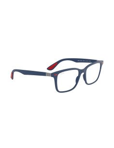 Ray Ban Rb7144M F604 Oftalmico Square Scuderia Ferrari Azul Rojo