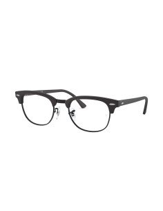 Ray Ban Oftálmico Rb5154 2077 Clubmaster Negro Mate Gris