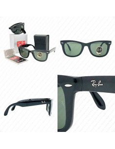 Ray Ban Rb4105 601 Wayfarer Folding Negro G-15