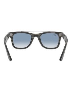 Ray Ban Rb4540 6412/3f Wayfarer Double Bridge Carey Gris Azu