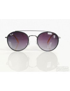 Ray Ban Rb3647M F030/71 Round Duble Bridge Scuderia Ferrari Gris degradado