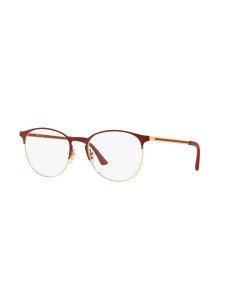 Ray Ban Oftalmico Rb6375v 2982 Round Metal Dorado Vino