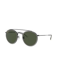 Ray Ban Rb3647n 921231 Round Double Bridge Negro Clasico Transparente
