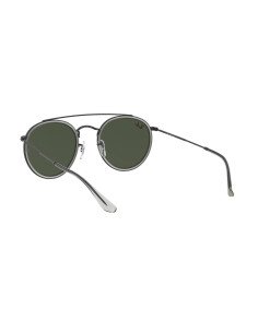 Ray Ban Rb3647n 921231 Round Double Bridge Negro Clasico Transparente
