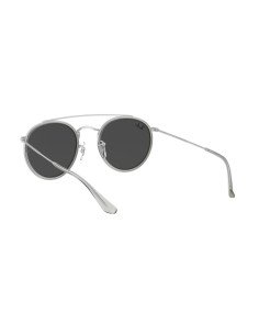Ray Ban Rb3647n 9211B1 Round Double Bridge Negro Clasico Transparente