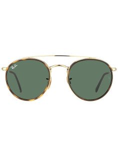 Ray Ban Rb3647n 001 Round Double Bridge Negro G-15 Dorado