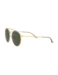 Ray Ban Rb3647n 921031 Round Double Bridge Negro Dorado Original