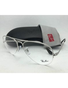 Ray Ban Oftalmico Rb6589 2501 Aviator Gaze Plateado Original
