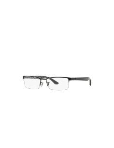 Ray Ban Oftalmico Rb8412 2509 Square Negro Fibra De Carbono