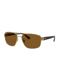 Ray Ban Rb3663 001/57 Square Shape Cafe B-15 Polarizado