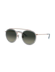 Ray Ban Rb3647n 906771 Round Double Bridge Gris degradado Original