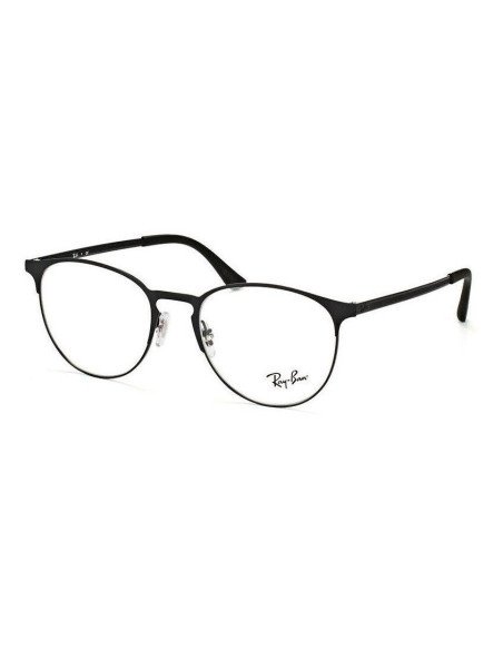 Ray Ban Oftalmico Rb6375 2944 Round Metal Negro Mate Icon