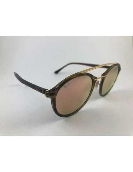 Ray Ban Rb4266 710/2y Round Double Bridge Lightray Rosa Icon