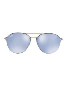 Ray Ban Rb4292n 63261u Aviator Blaze Double Bridge Lila 