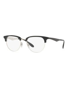 Ray Ban Oftalmico Rb6396 2932 Clubmaster Negro Plateado Icon