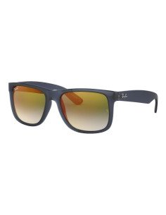 Ray Ban Rb4165 6341t0 Justin Verde Espejo Degradado Azul
