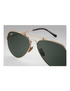 Ray Ban Rb8125 913658 Aviator Titanium White Gold G-15 Icon